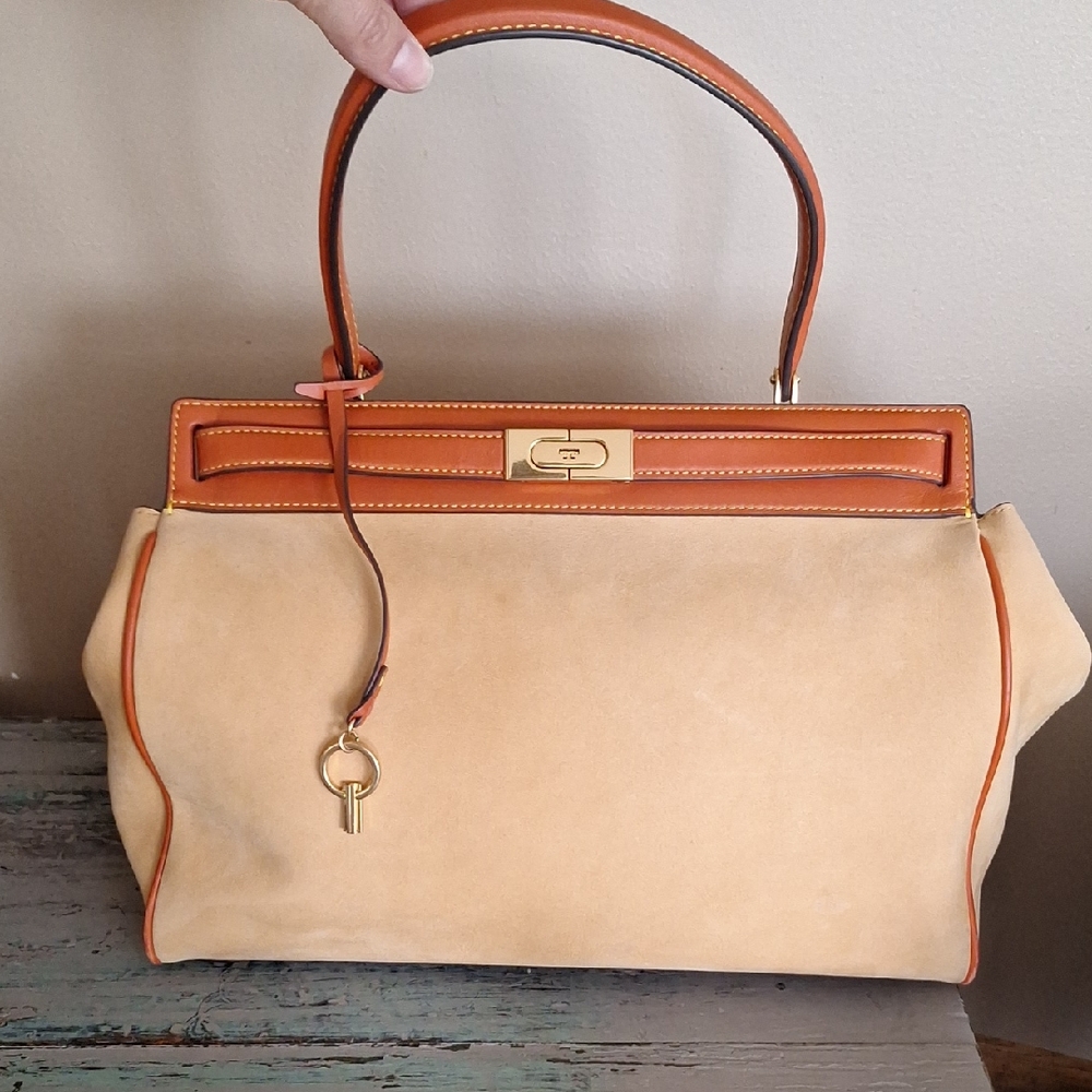 Tory Burch Lee Radziwill Oversized Satchel